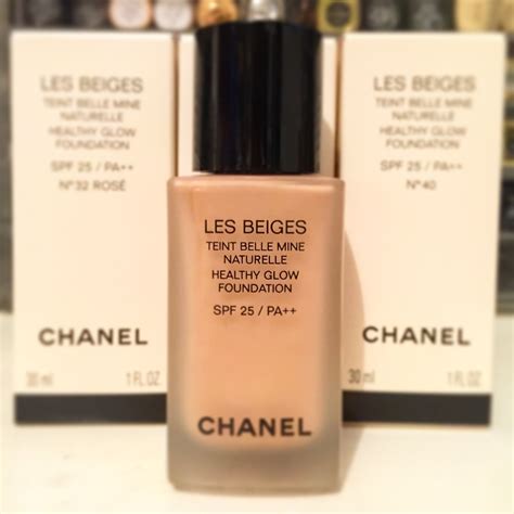 chanel les beiges healthy glow foundation|chanel foundation les beiges 30.